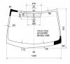 XYG TIIDA-R LFW/X Стекло лобовое в клей NISSAN TIIDA 2004- 4D/5D