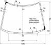 XYG TR20 LFW/X Стекло лобовое в клей TOYOTA ESTIMA/EMINA/LUCIDA WAGON 92-