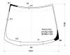 XYG TR30-R LFW/X Стекло лобовое в клей TOYOTA ESTIMA/PREVIA  99-