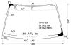 XYG U14 LFW/X Стекло лобовое в клей NISSAN BLUEBIRD/PRIMERA 95-01 4/5D HBK/WGN - Европа