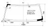 XYG UBSV17-V LFW/X Стекло лобовое в клей ISUZU TROOPER/BIGHORN/OPEL MONTEREY/HONDA HORIZON 1991-2002 3/5D