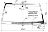 XYG V70-L LFW/H/X Стекло лобовое с обогревом щеток в клей MITSUBISHI PAJERO 3/5-DOOR JEEP 2000-