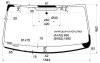 XYG VW-PICKUP-10-VCP LFW/X Стекло лобовое в клей VOLKSWAGEN AMAROK 10-