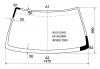 XYG W10 LFW/X Стекло лобовое в клей NISSAN AVENIR/PRIMERA 90-98 5D WGN
