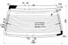 XYG W140 RW/H/X Стекло заднее с обогревом MERCEDES BENZ S-CLASS W140 91-98