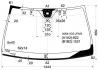 XYG W204-VCS LFW/X Стекло лобовое в клей MERCEDES BENZ C-CLASS W204 07- 4/5D