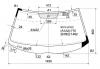 XYG W210 LFW/X Стекло лобовое в клей MERCEDES-BENZ E-CLASS W210 95-02 4/5D