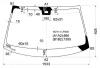 XYG W211-1 LFW/X Стекло лобовое в клей MERCEDES BENZ E-CLASS W211 02-09 4/5D (панорамная крыша)