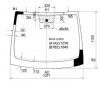 XYG W414 LFW/X Стекло лобовое в клей MERCEDES-BENZ VANEO W414 01-
