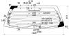XYG WP11 RW/H/X Стекло заднее (крышка багажника) с обогревом NISSAN PRIMERA 95-01 5D WGN