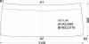 XYG Y077 LFW Стекло лобовое в резинку HINO RANGER CABOVER WIDE-BODY TRUCK 2001-