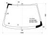 XYG Y11 LFW/X Стекло лобовое в клей NISSAN AD/WINGROAD/MAZDA FAMILIA VAN 99-06