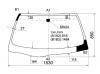 XYG Y34 LFW/X Стекло лобовое в клей NISSAN CEDRIC/GLORIA 99-04