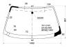 XYG YB41 LFW/X Стекло лобовое в клей MITSUBISHI GALANT 4D SED, 5D HB 92-96