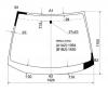 XYG YR50 LFW/X Стекло лобовое в клей TOYOTA NOAH/VOXY 01-07
