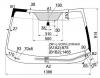 XYG ZR1-L-VCPH LFW/H/X Стекло лобовое с обогревом щеток в клей SUBARU IMPREZA 07- 4/5D