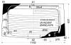 XYG ZVW30-09 RW/H/X Стекло заднее (крышка багажника) с обогревом TOYOTA PRIUS 5D HBK 2009-