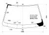 XYG ZX110-R LFW/X Стекло лобовое в клей TOYOTA MARK II 4D SEDAN  00- MARK II BLIT WG  02-