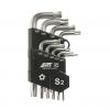 JTC JTC5355 Набор ключей TORX ТS10-ТS50 пятилучевых Г-образных с отверстием 9 предметов