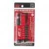 JTC JTC5358 Набор бит 1/4 TORX с отверстием Т10Н-Т40Н с Г-образным держателем 8 предметов