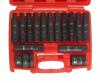 JTC JTCJ616C Набор бит 34 SPLINE Е18-24, TORX Т60-100, HEX Н17-24 ударных с держат. 34, 1 107мм 16 пр. JTC