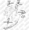 JIKIU BE25014 Карт.подушки ДВС JIKIU BJ0N-39-040C 323 &amp;apos;2000, RE