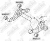 JIKIU BH23117 Сайлентблок  MITSUBISHI Pajero V65W Jan 00~Jan 6 BH23117