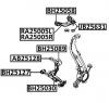 JIKIU BH25058 Сайлентблок  MAZDA 6 GG Jan 02~ BH25058