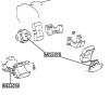 JIKIU ME21075 Опора двигателя  TOYOTA 4 Runner GRN21# Jan 02~Jan 9 ME21075