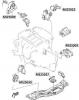 JIKIU ME25037 Опора двигателя  MAZDA MX-6 GE Jan 91~Jan 96 ME25037
