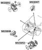 JIKIU MI23047 Опора двигателя  MITSUBISHI Space Runner N63W Jan 99~Jan 2 MI23047