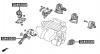 JIKIU MI28040 Опора двигателя  HONDA Accord CB1 Jan 90~Jan 93 MI28040