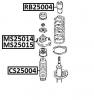 JIKIU MS25014 Опора амортизатора  MAZDA 323 BJ Jan 98~Jan 4 MS25014