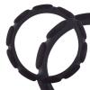 SKYWAY S01101039 Оплетка на руль M SKYWAY искуственная замша/кожа, черный (10 подушечек)