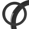 SKYWAY S01102055 Оплетка руля M Skyway Eco Crome 1 экокожа хром черная