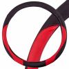 SKYWAY S01102292 Оплетка руля M Skyway кожа красные вставки черная