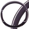 SKYWAY S01102332 Оплетка руля M Skyway кожа с белой полоской черная
