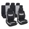 SKYWAY S01301150 Чехлы Forsage 9 пр. полиэстер черно-серые Skyway