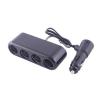 SKYWAY S02301015 Прикуриватель  4 гнезда 12В USB 1А предохранитель 10А черный Skyway