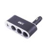 SKYWAY S02301022 Прикуриватель  3 гнезда 12В USB 2А предохранитель 5А черный Skyway
