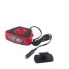 SKYWAY S02501003 Обогреватель салона а/м 12 В 150 Вт Skyway с фонарем черно-красный