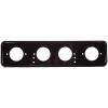SKYWAY S04101009 Рамка номерного знака металл под болт с порошковым покрытием черная Skyway