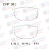 DOUBLE FORCE DFP1010 Колодки тормозные дисковые Double Force