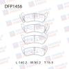 DOUBLE FORCE DFP1456 Колодки тормозные дисковые Double Force