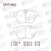 DOUBLE FORCE DFP1662 Колодки тормозные дисковые