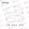 DOUBLE FORCE DFP236 Колодки тормозные дисковые Double Force