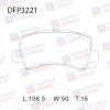 DOUBLE FORCE DFP3221 Колодки тормозные дисковые Double Force