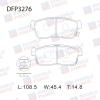 DOUBLE FORCE DFP3276 Колодки тормозные дисковые Double Force