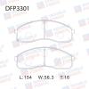 DOUBLE FORCE DFP3301 Колодки тормозные дисковые Double Force