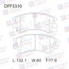 DOUBLE FORCE DFP3310 Колодки тормозные дисковые Double Force